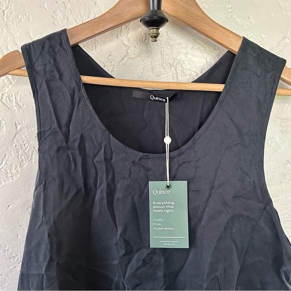 Quince 100% Silk Pajama Tank Washable NWT - Picture 2 of 7